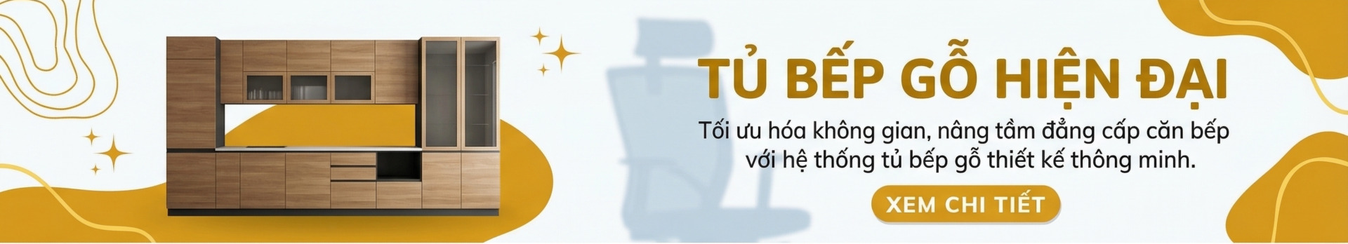 Banner tủ bếp gỗ