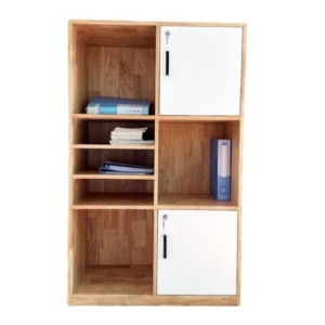 Tủ hồ sơ có ngăn tủ khóa gỗ cao su