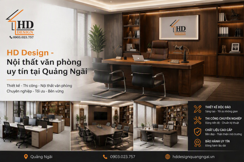 Nội thất văn phòng Quảng Ngãi