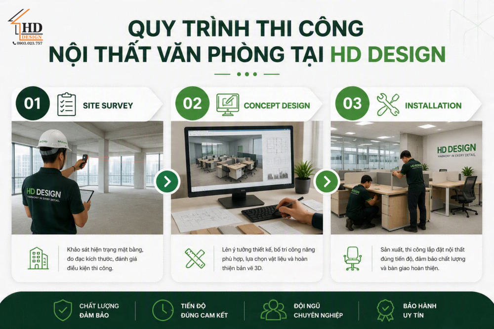 nội thất văn phòng Thi công nội thất văn phòng Quảng Ngãi
